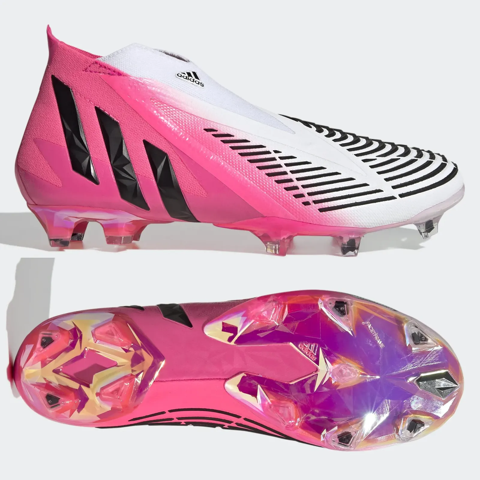 adidas Predator Edge LZ  FG Mens - Solar Pink