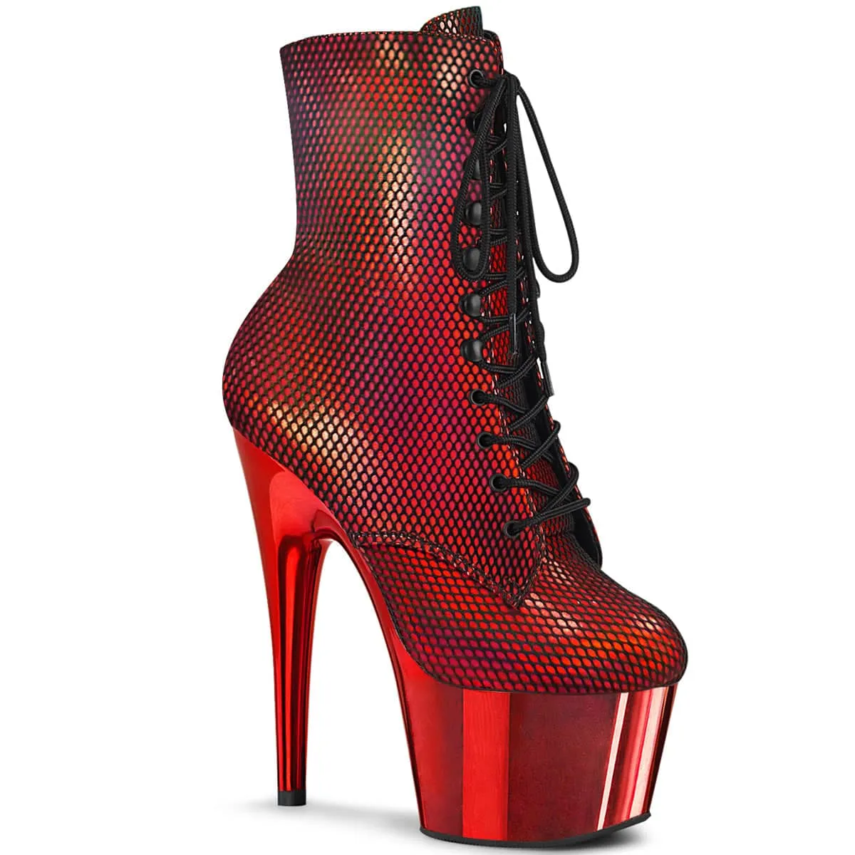 ADORE-1020HFN Rose Gold & Multi Colour Calf High Boots
