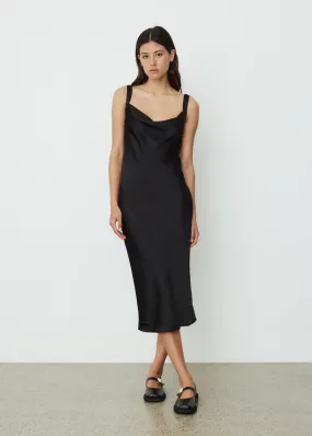Agamora Satin Dress