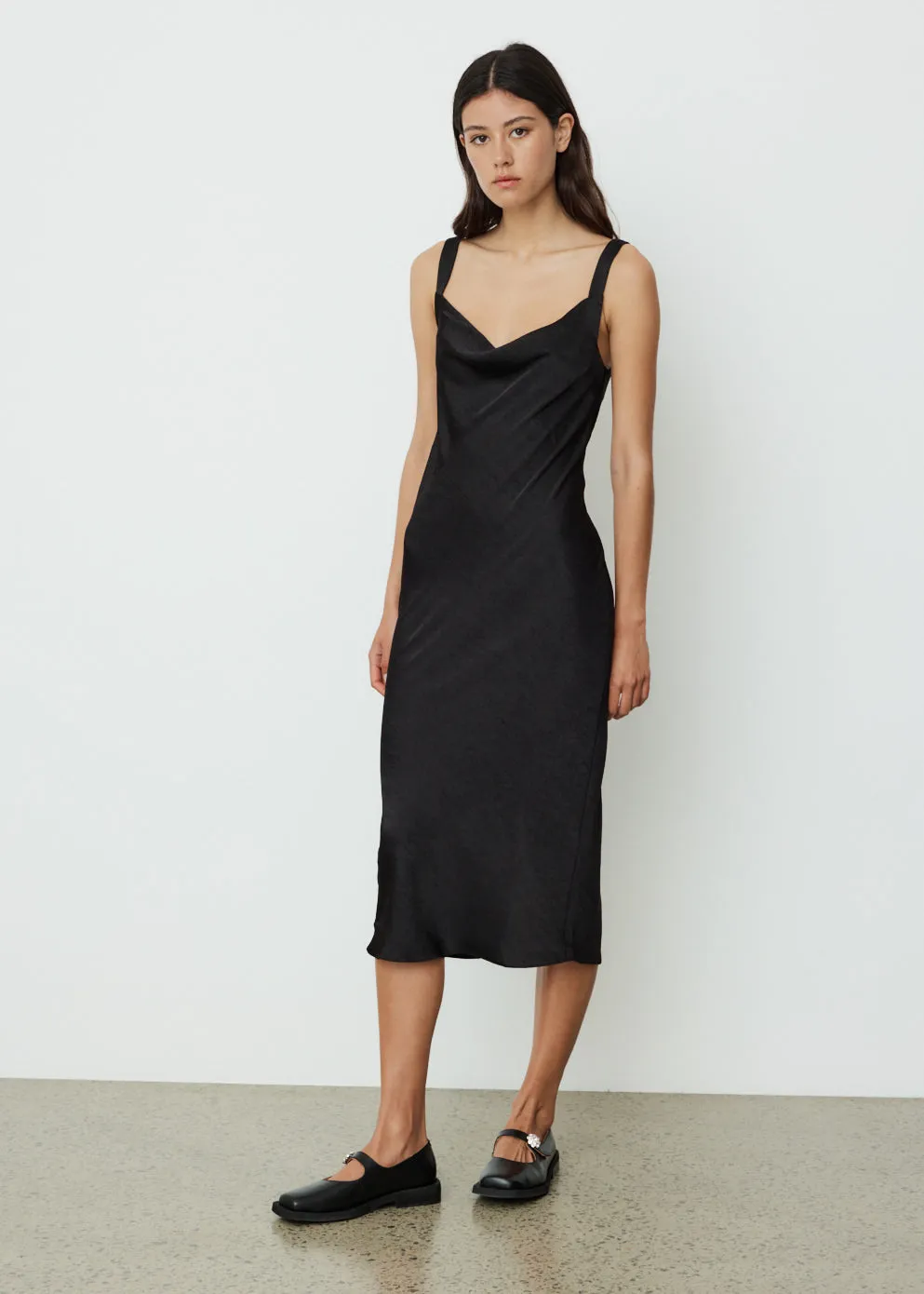 Agamora Satin Dress