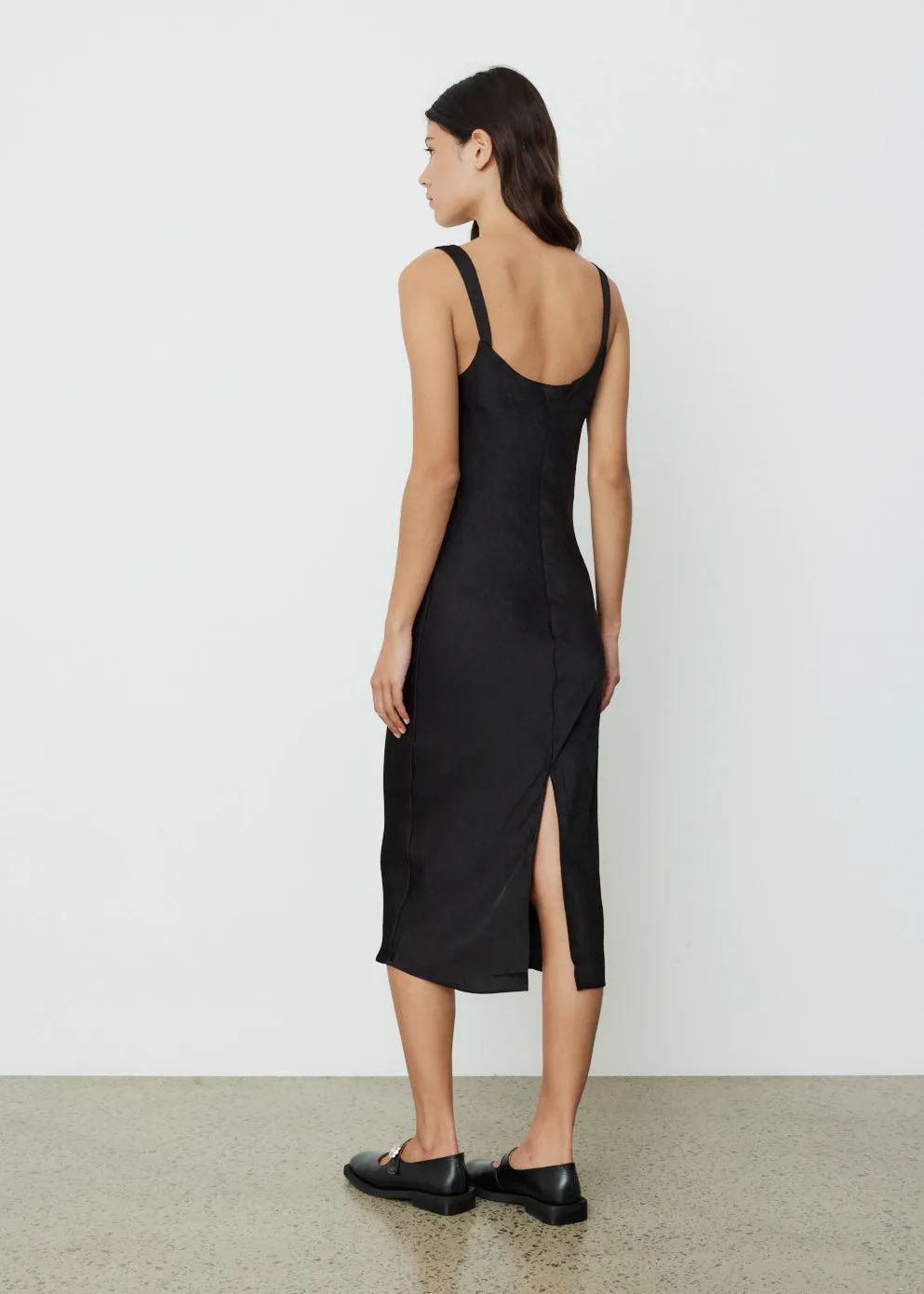 Agamora Satin Dress