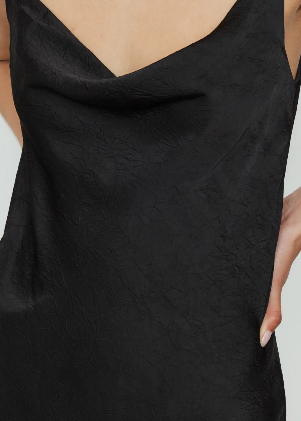 Agamora Satin Dress