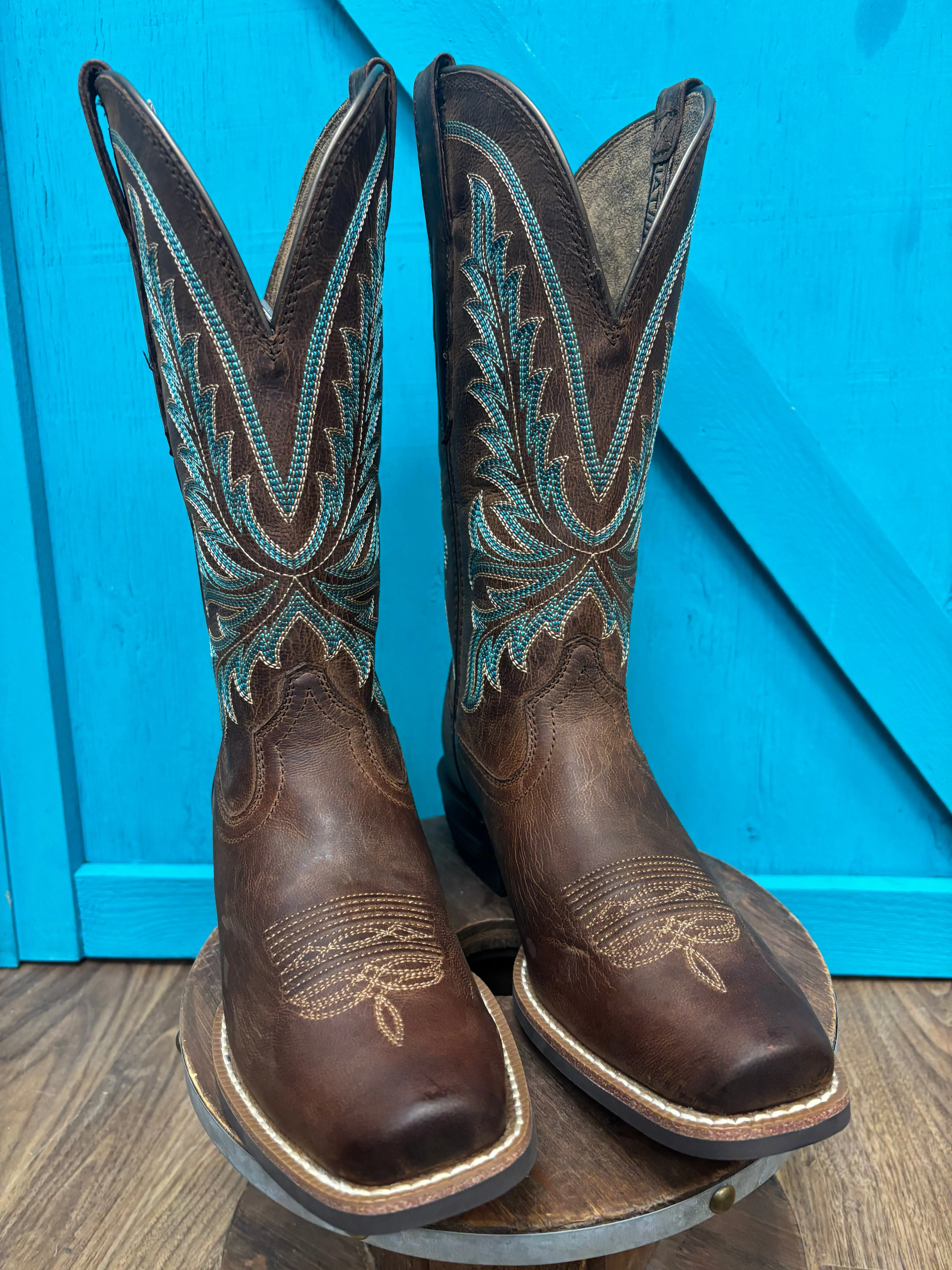 Ariat Women's Sassy Brown Rock Creek Cutter Toe Western Cowgirl Boots 10061144