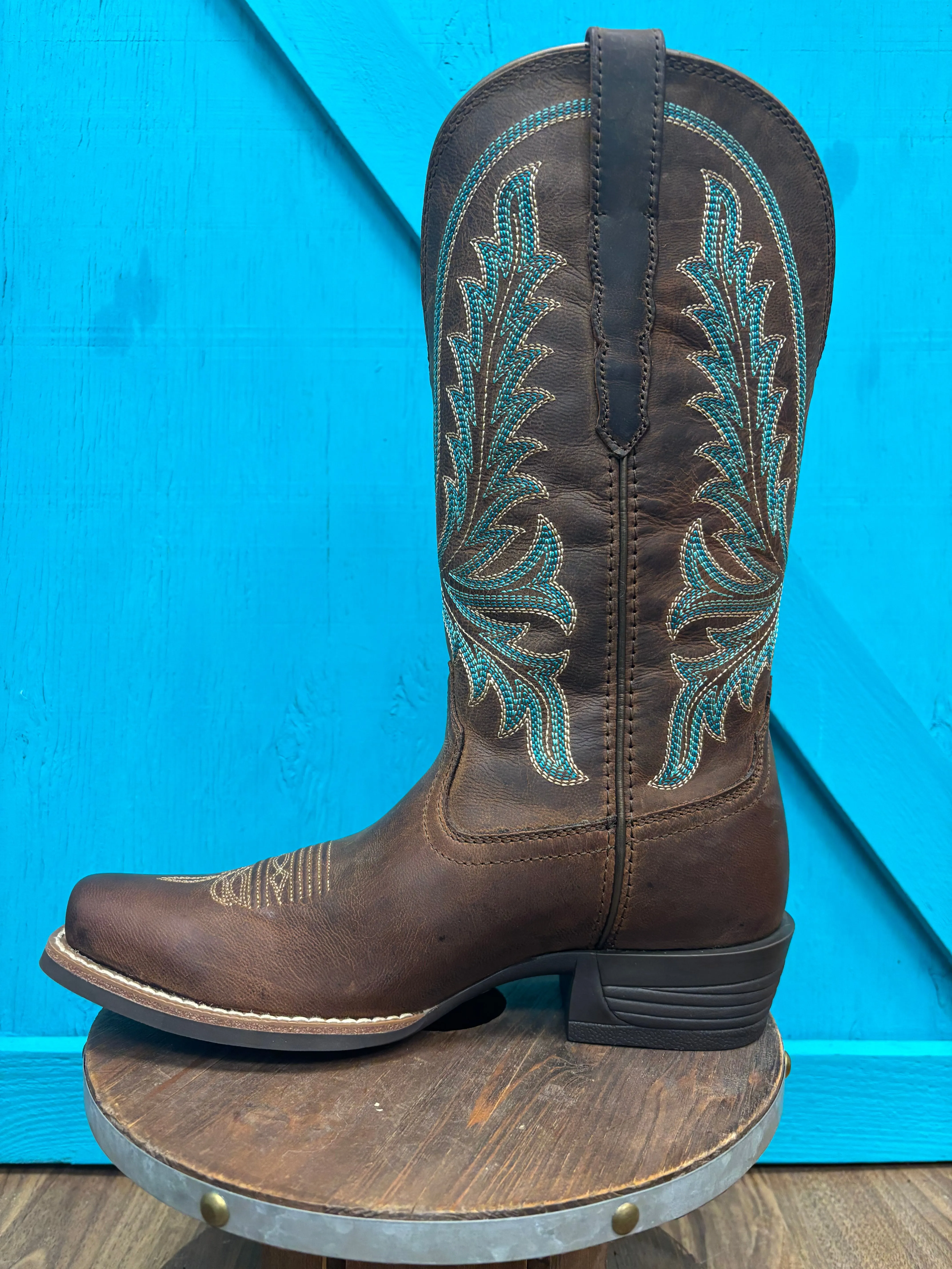 Ariat Women's Sassy Brown Rock Creek Cutter Toe Western Cowgirl Boots 10061144
