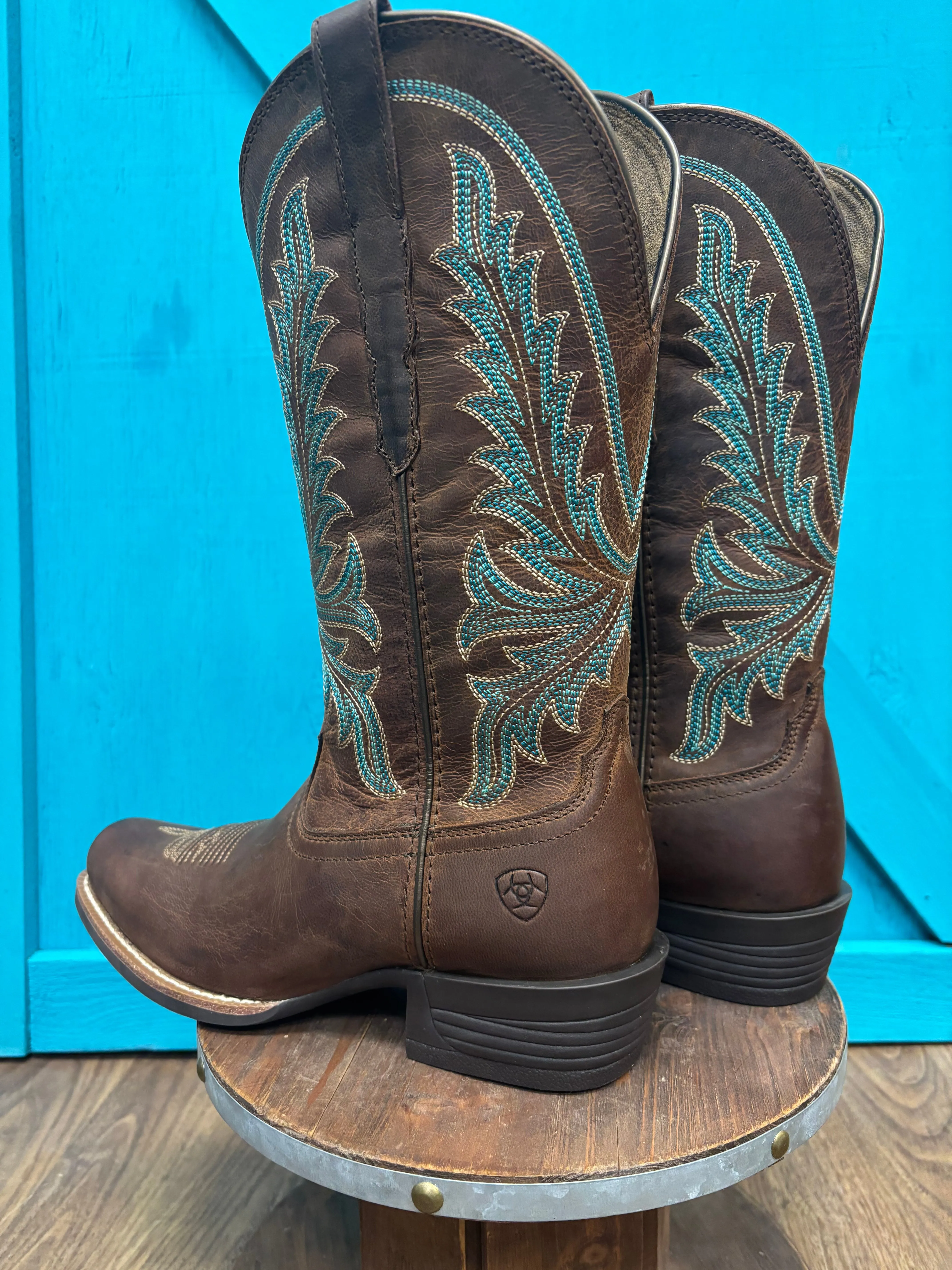 Ariat Women's Sassy Brown Rock Creek Cutter Toe Western Cowgirl Boots 10061144
