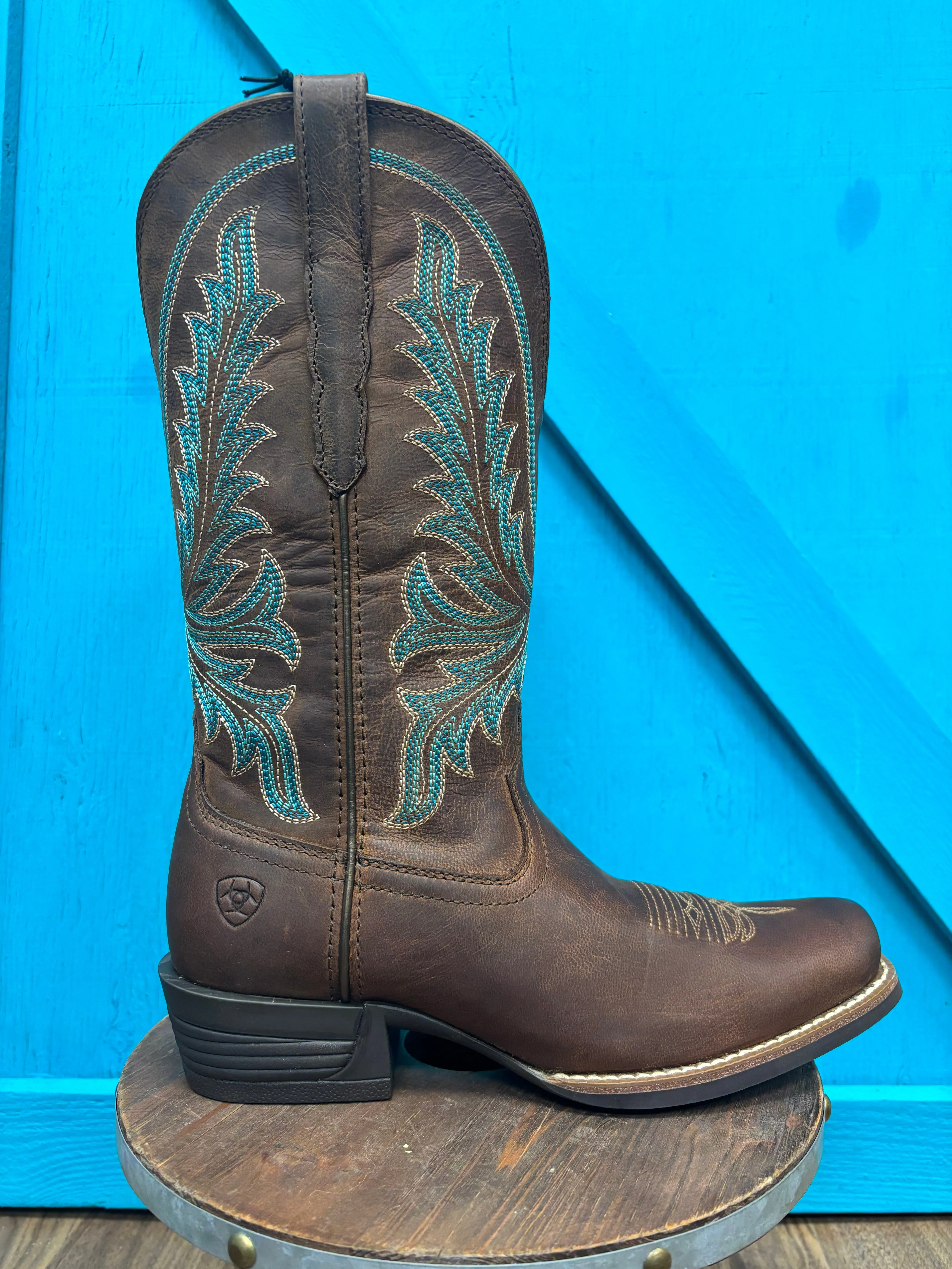 Ariat Women's Sassy Brown Rock Creek Cutter Toe Western Cowgirl Boots 10061144