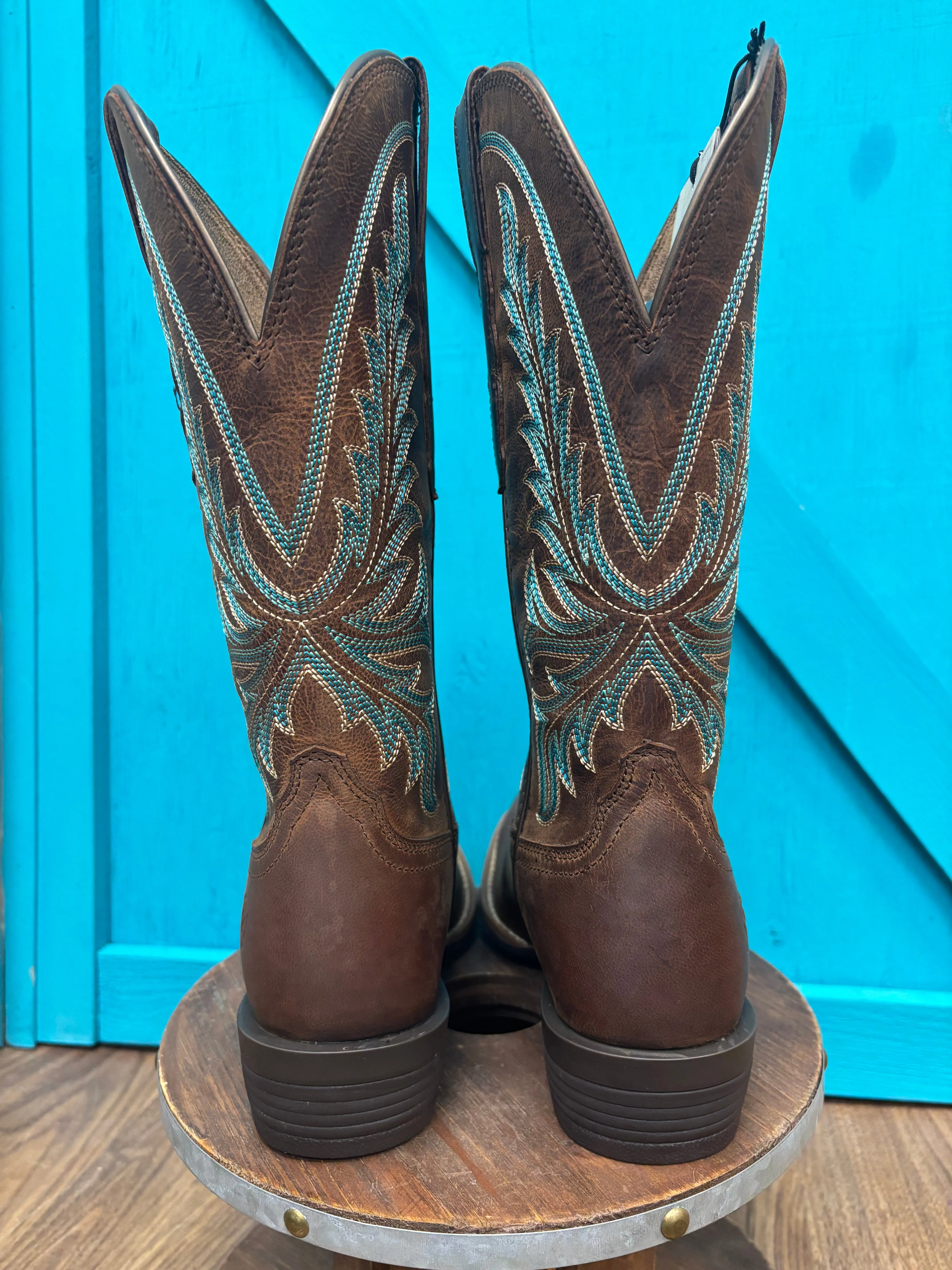 Ariat Women's Sassy Brown Rock Creek Cutter Toe Western Cowgirl Boots 10061144