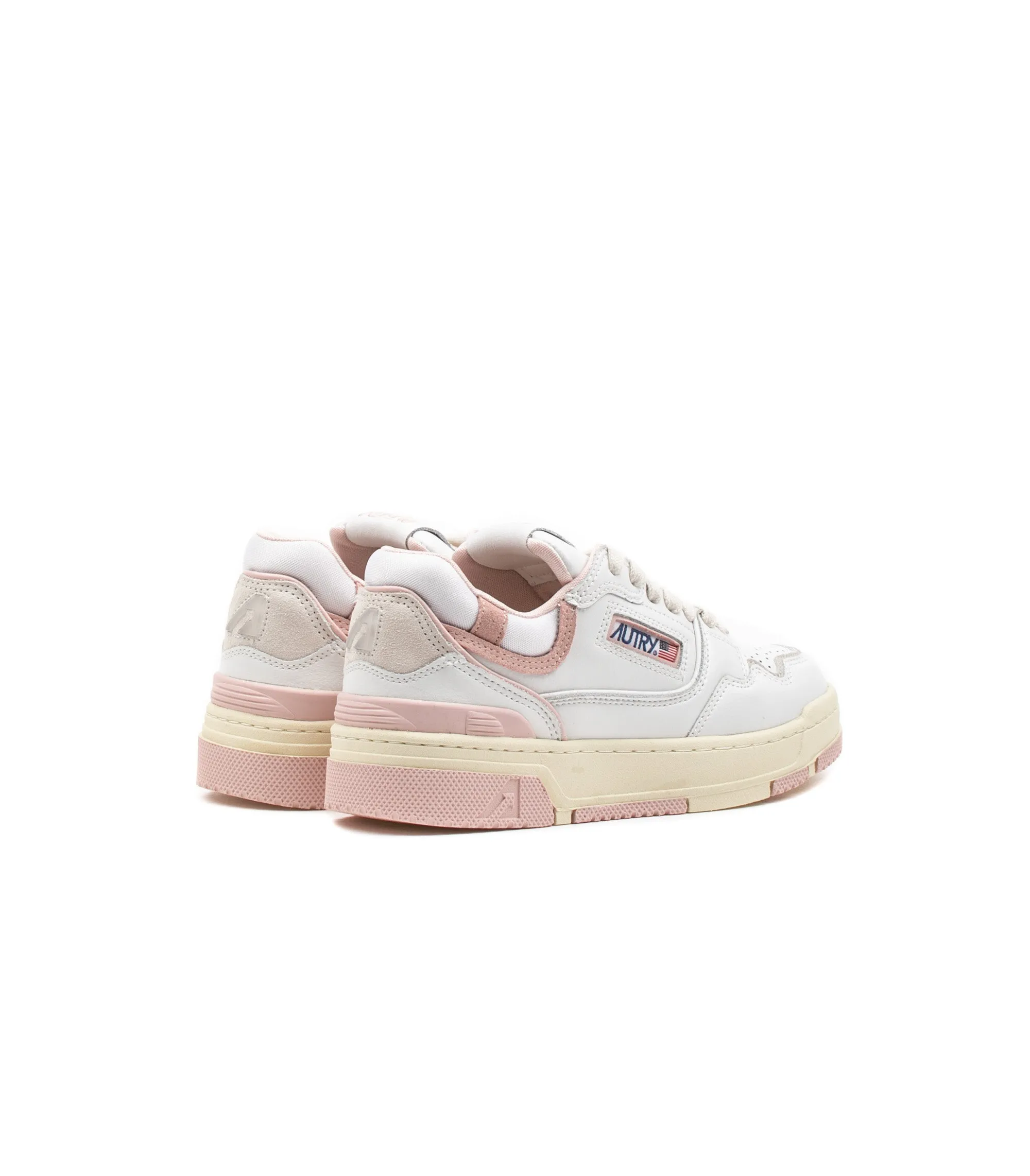 Autry Rookie Low Malt Mat Bianco Rosa Donna