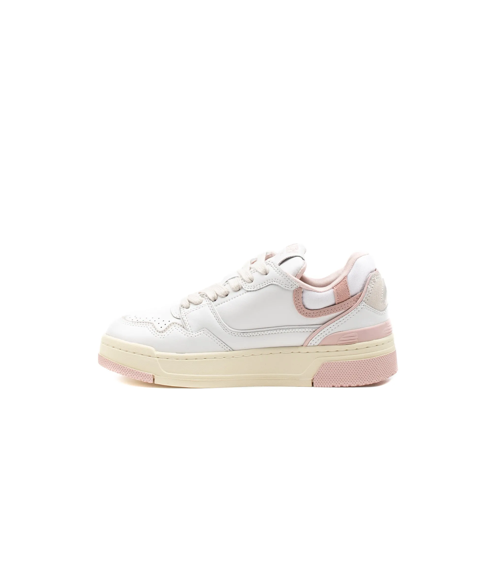 Autry Rookie Low Malt Mat Bianco Rosa Donna