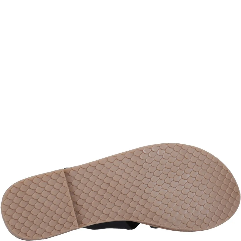 Black Amy Wide Fit Sandals