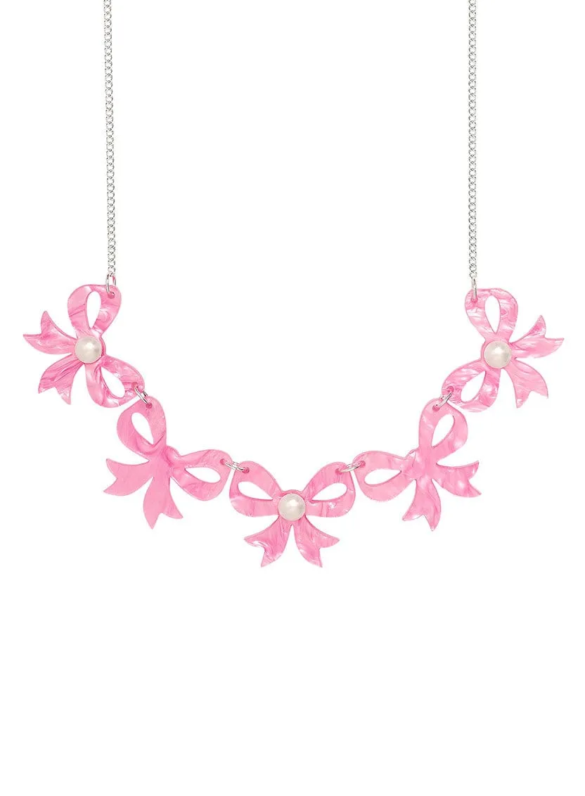Bow Link Necklace