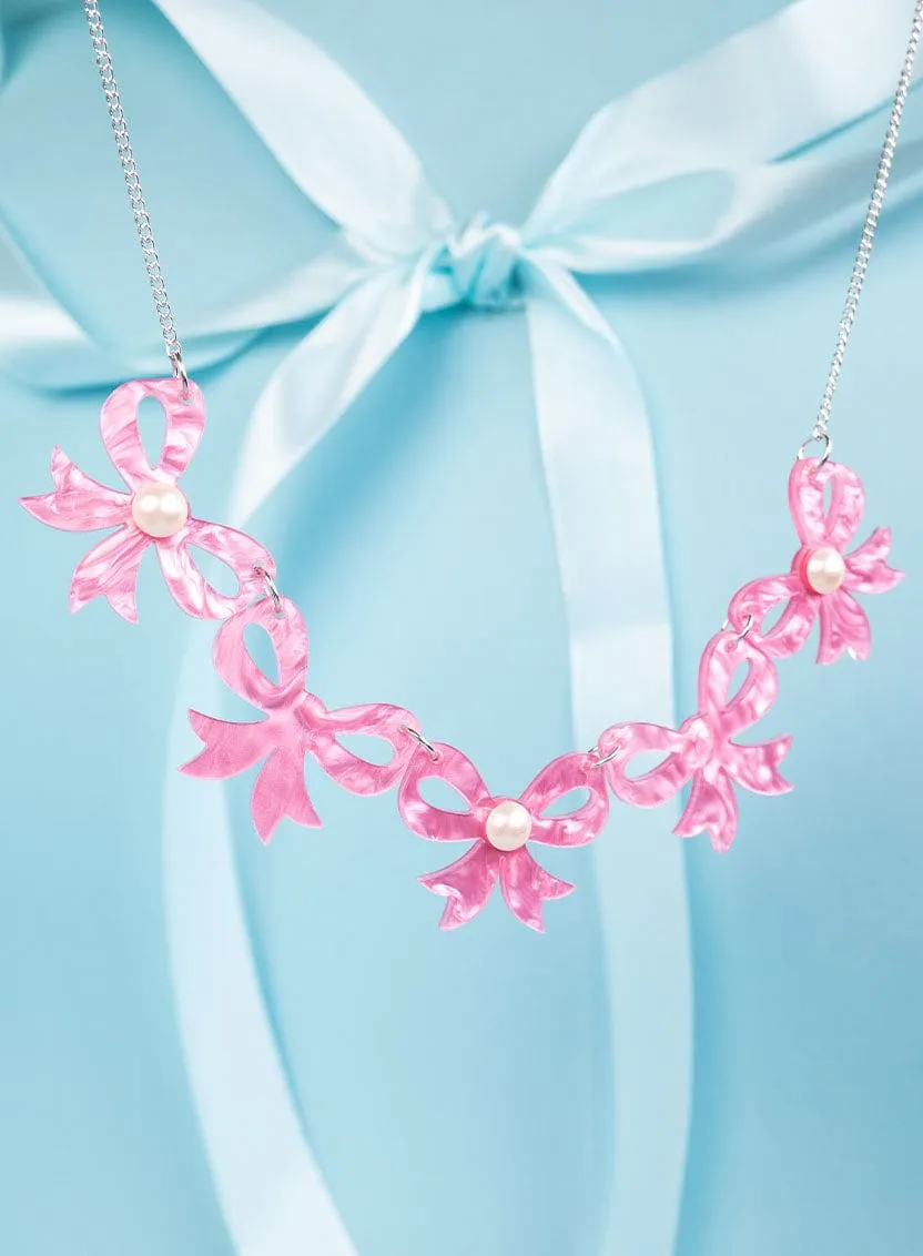 Bow Link Necklace