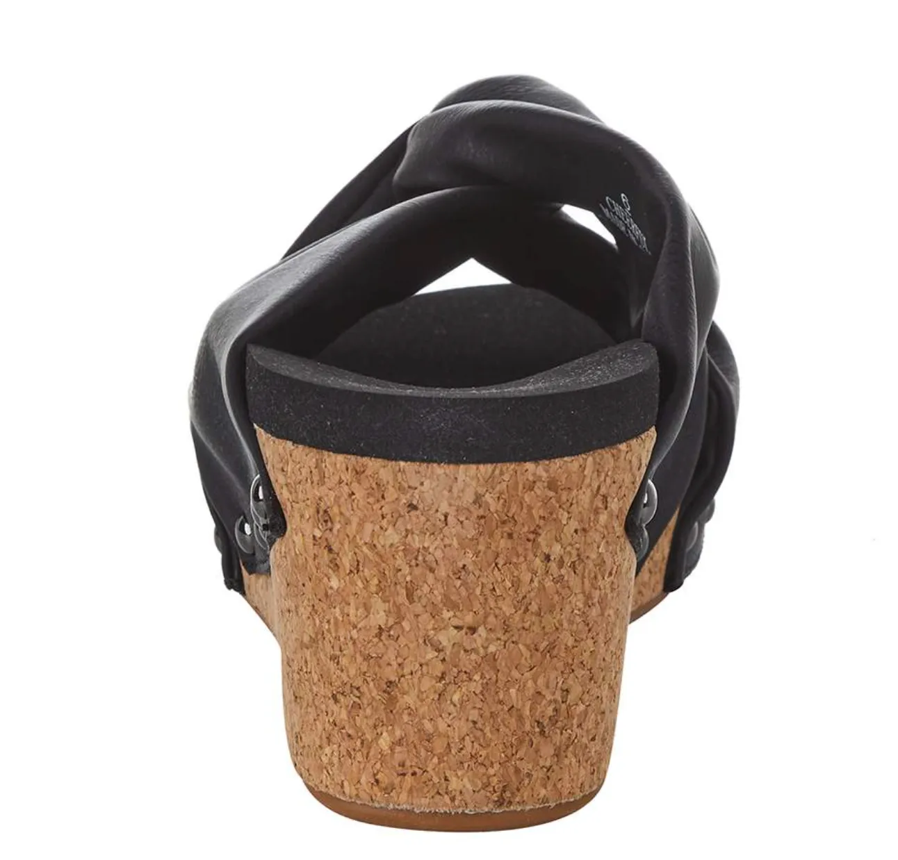 CORKYS Cheerful Wedge Sandal - Black - Final Sale