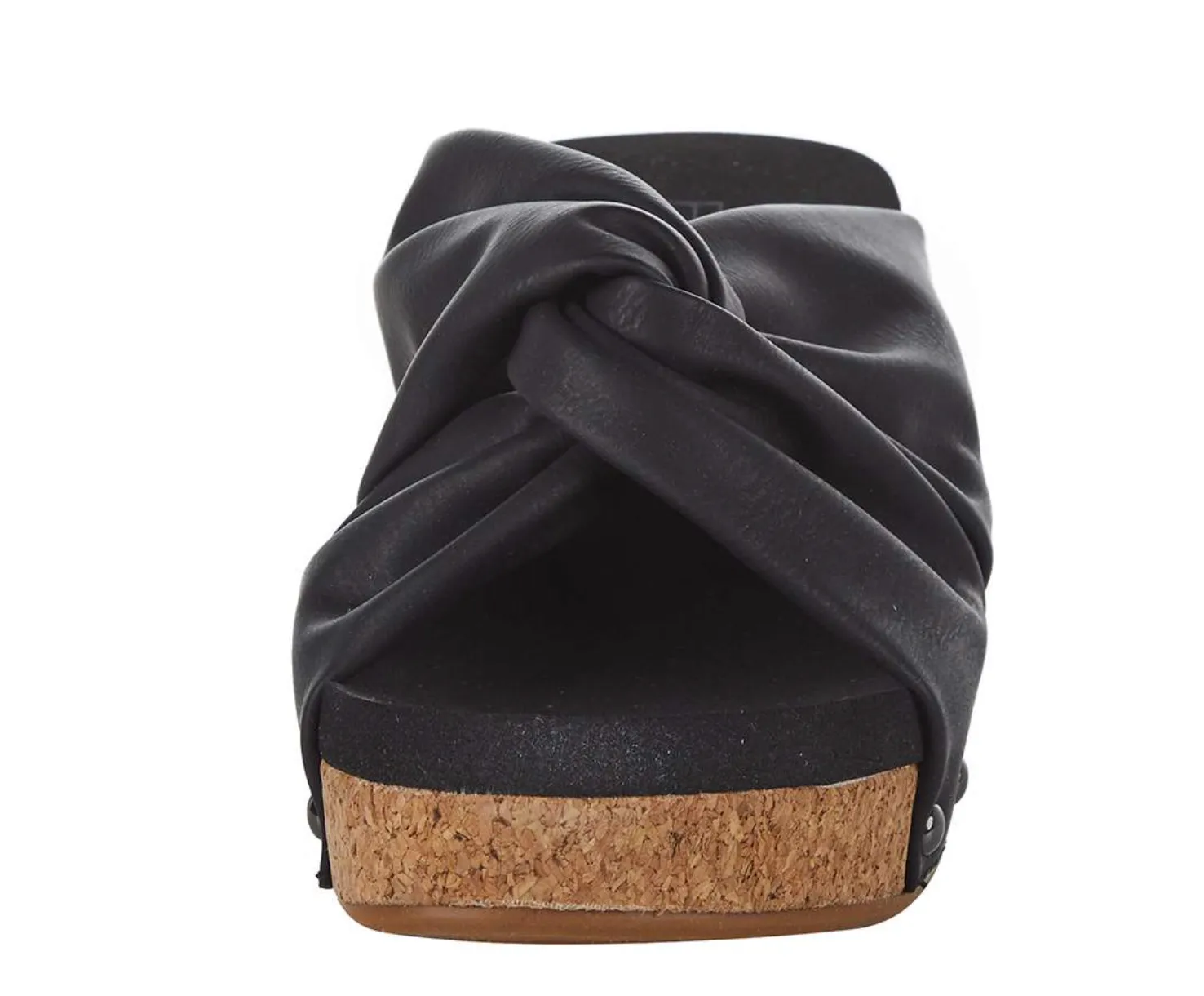 CORKYS Cheerful Wedge Sandal - Black - Final Sale