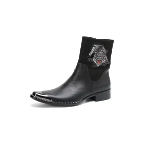 Ebonique Patterned Dress Boots