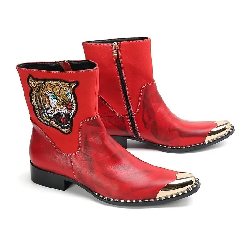 Ebonique Patterned Dress Boots