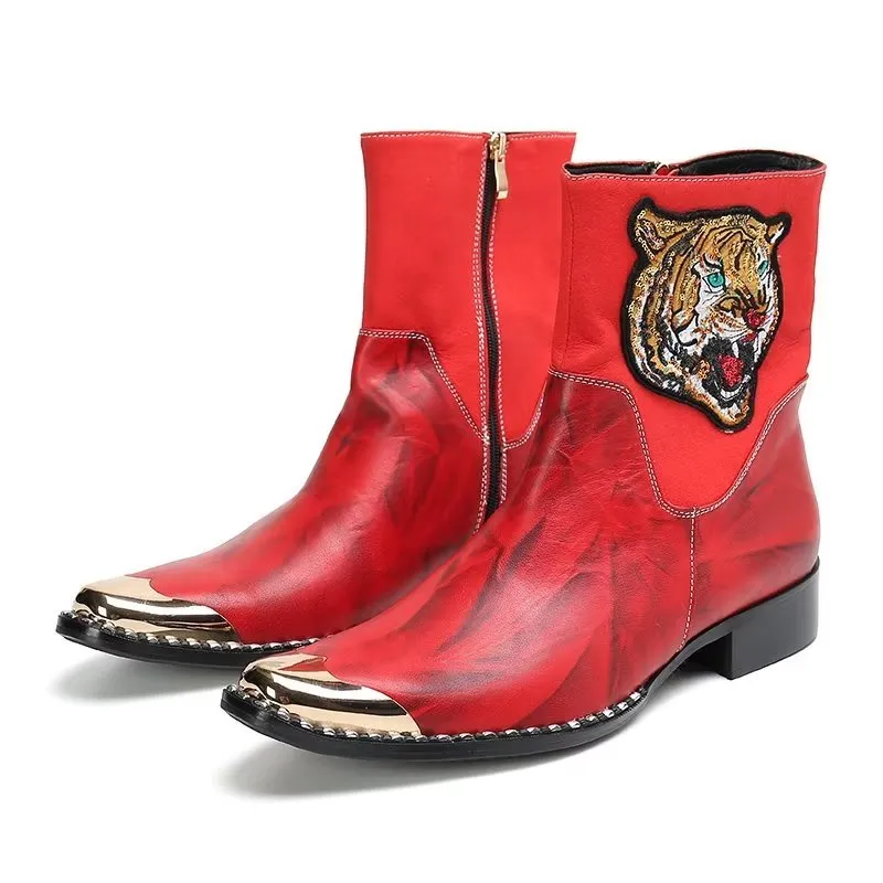 Ebonique Patterned Dress Boots