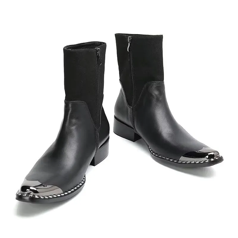 Ebonique Patterned Dress Boots