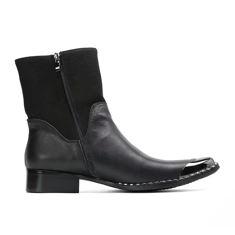 Ebonique Patterned Dress Boots