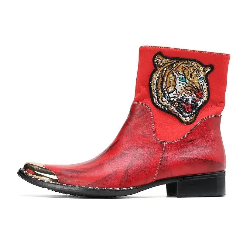 Ebonique Patterned Dress Boots