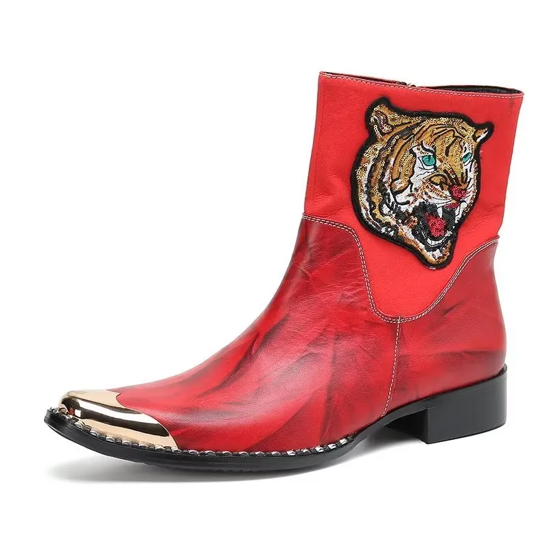 Ebonique Patterned Dress Boots