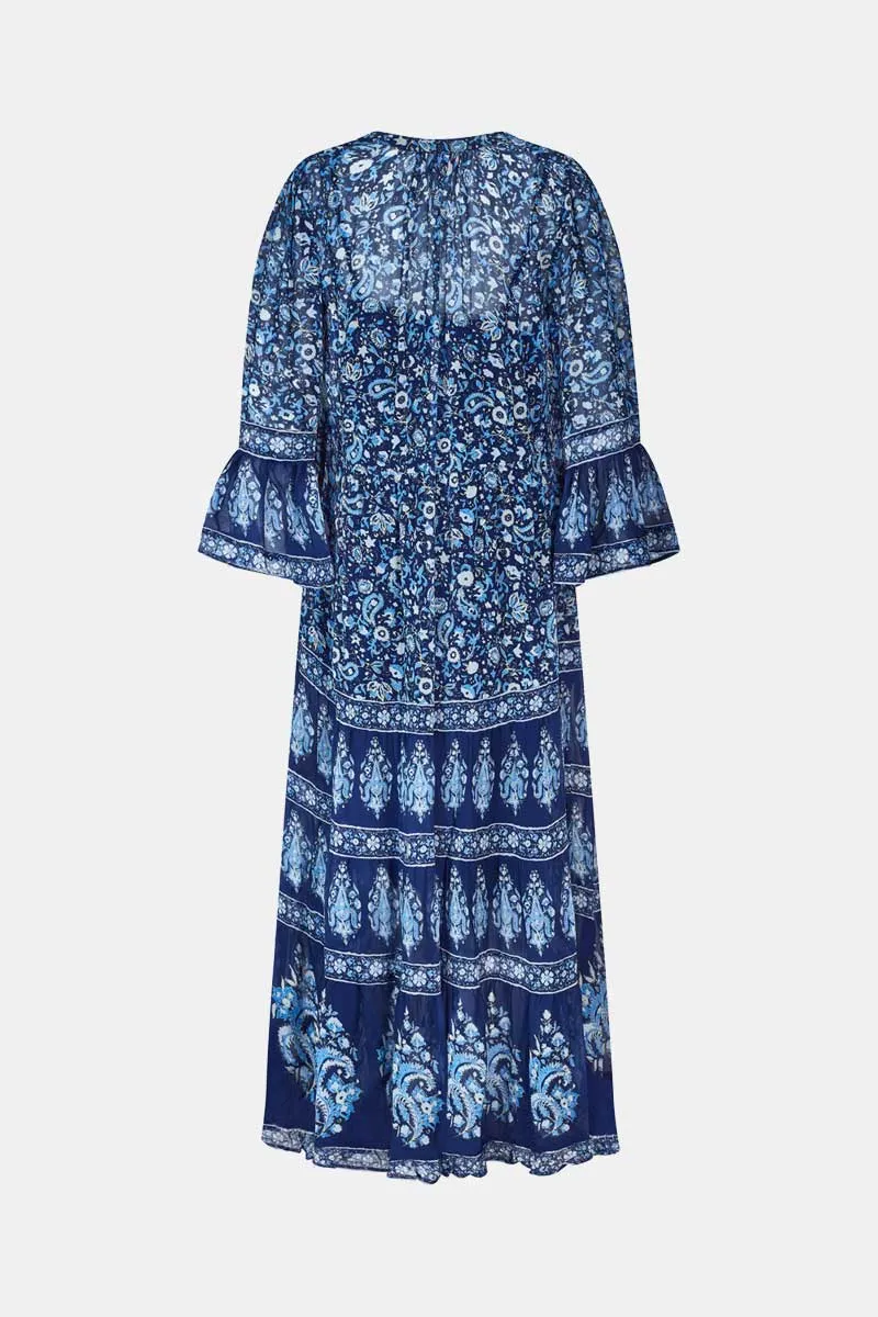 Elaine Navy Maxi Dress