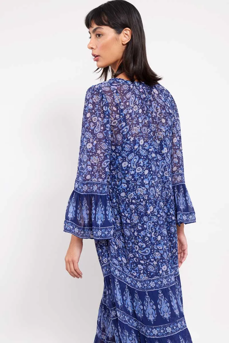 Elaine Navy Maxi Dress
