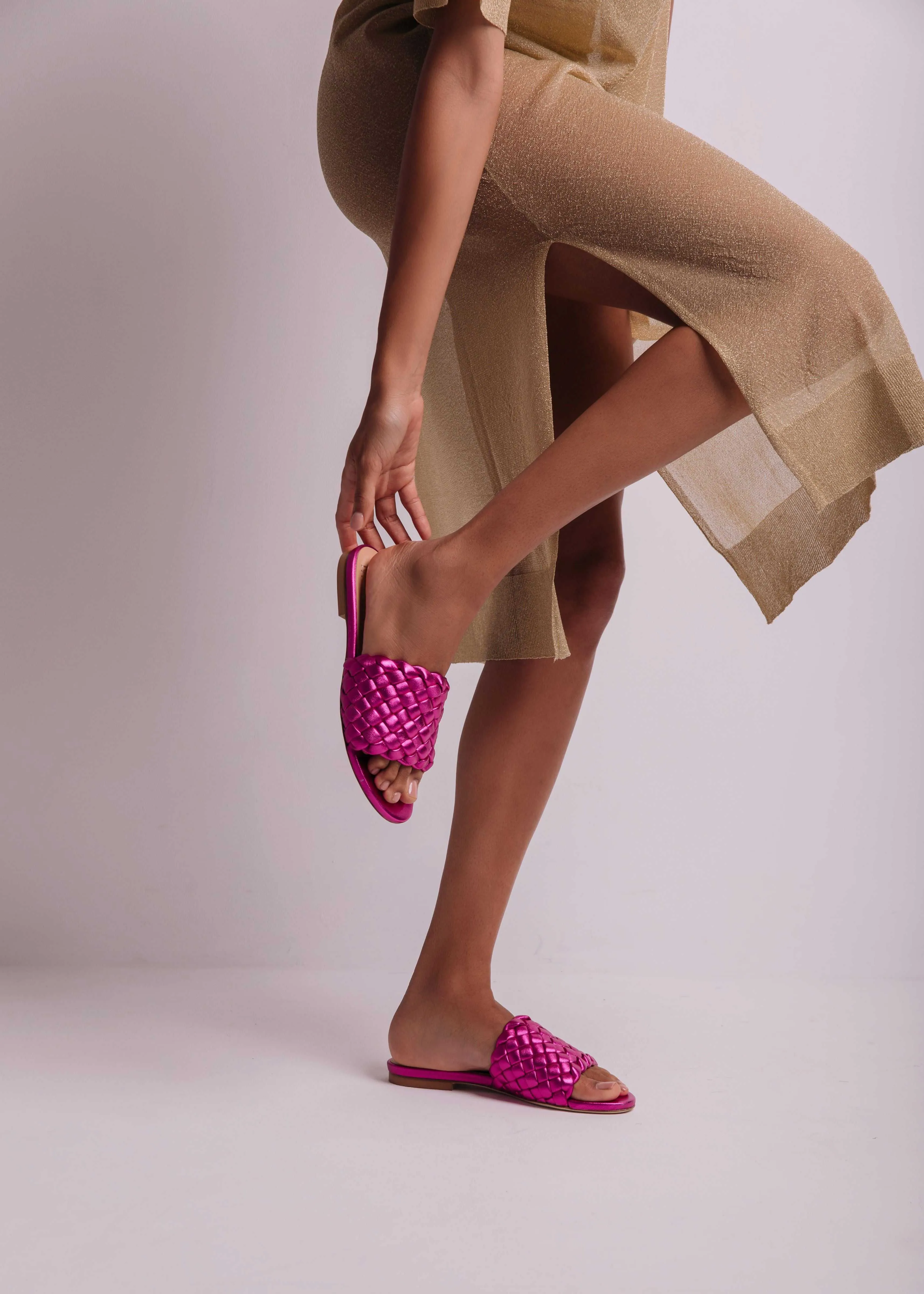 Fuchsia Sandals