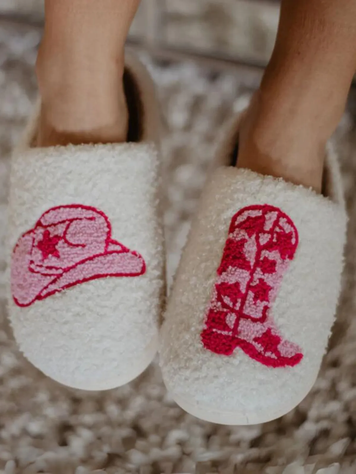 Giddyup Sleepyhead Cowgirl Bedroom Slippers By Liv and Mia