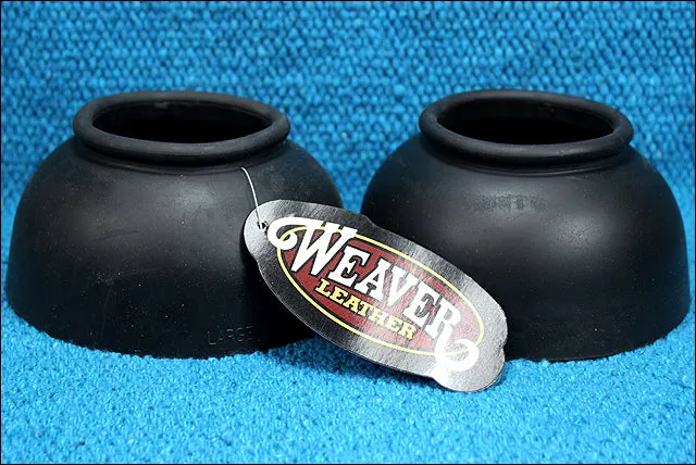 Heavy-Duty Rubber Pull-On Horse Bell Boots Large By Weaver Leather