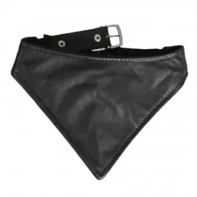 Hot Leathers Black Leather Boot Scarf