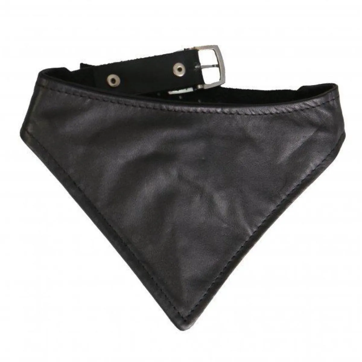Hot Leathers Black Leather Boot Scarf