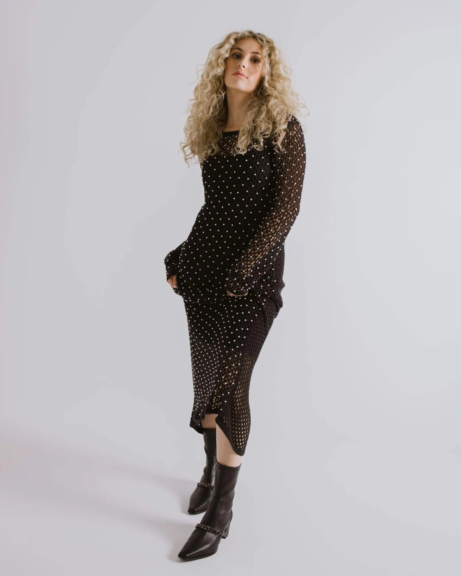 JEEPER ANKLE BOOTS BLACK LEATHER