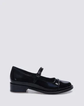 JUICY MARYJANE FLATS BLACK PATENT LEATHER