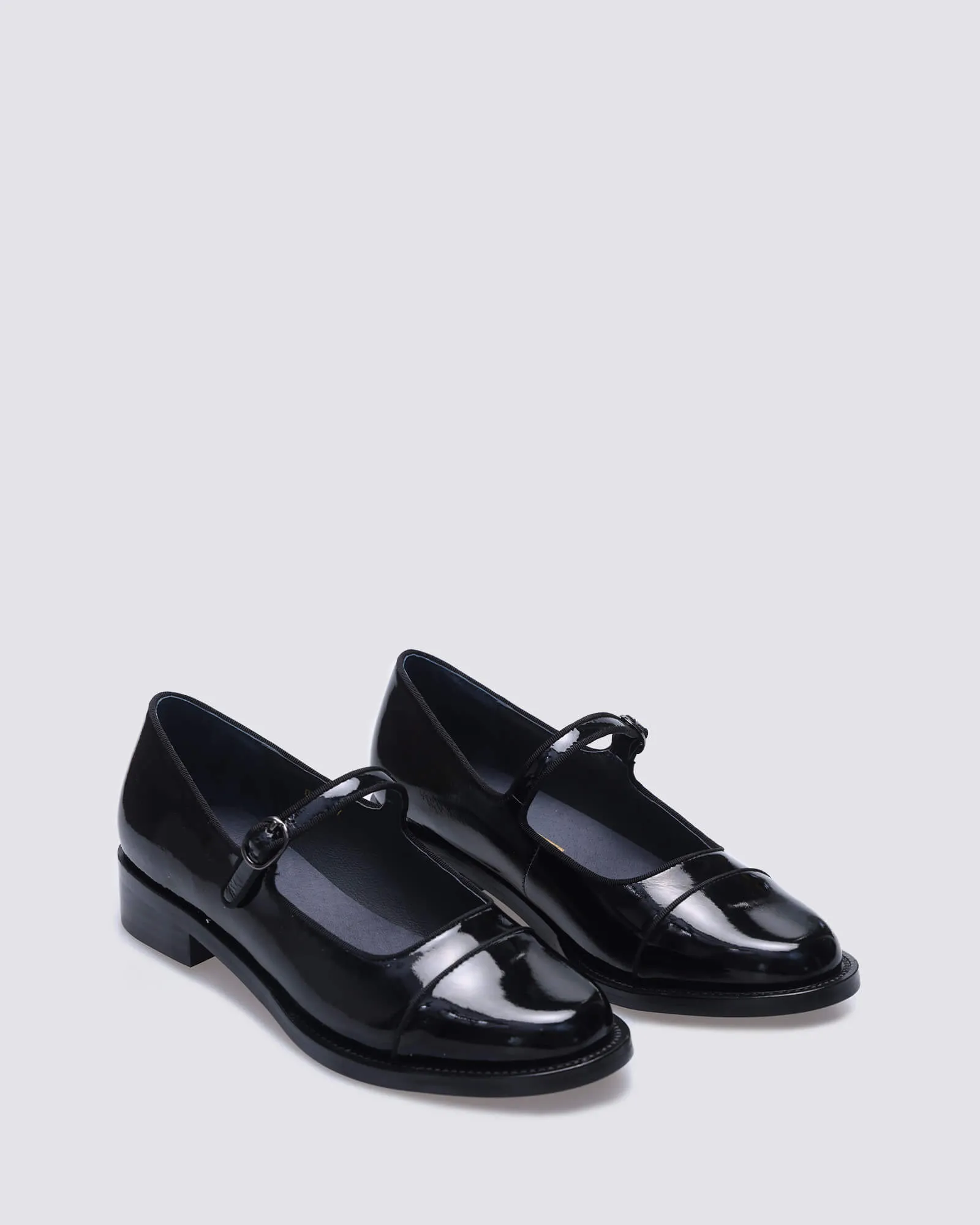 JUICY MARYJANE FLATS BLACK PATENT LEATHER