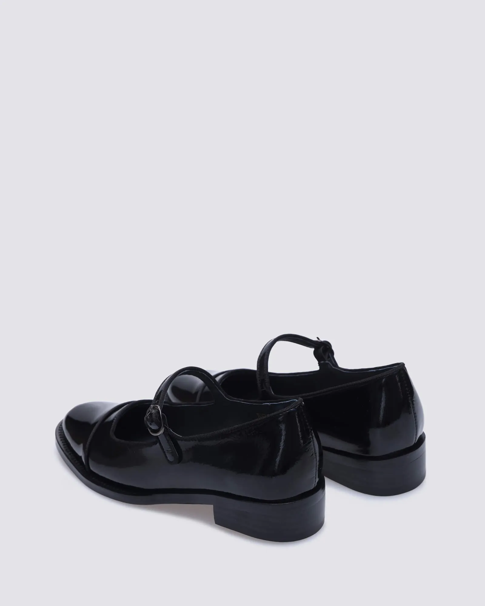 JUICY MARYJANE FLATS BLACK PATENT LEATHER