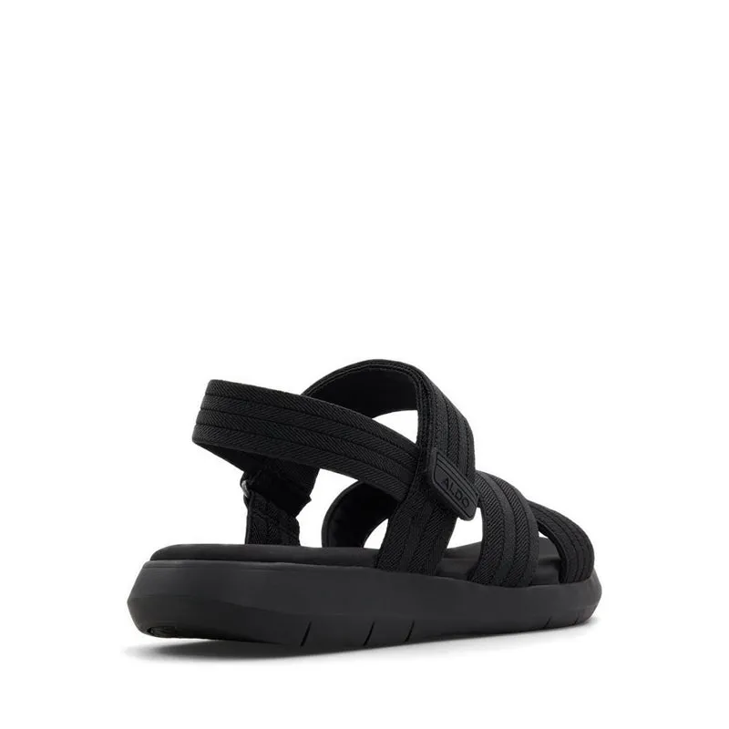 Kev Flat Sandals - Black