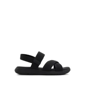 Kev Flat Sandals - Black