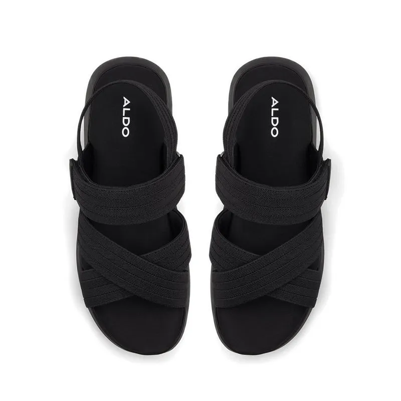 Kev Flat Sandals - Black