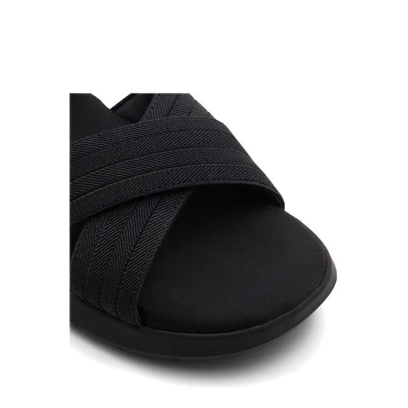 Kev Flat Sandals - Black