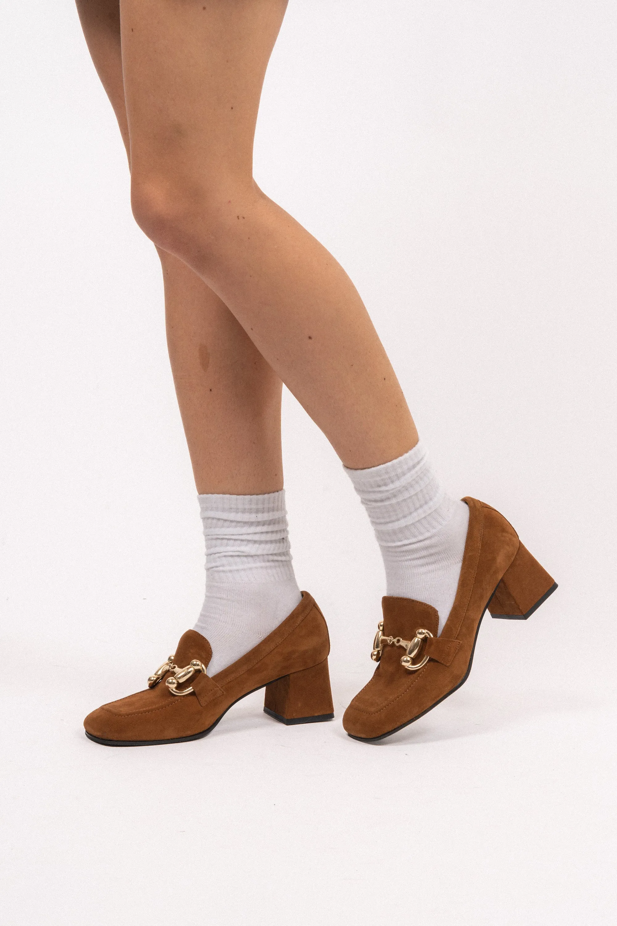 Madelyn Big Buckle - Cognac