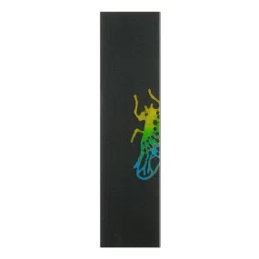 Madrid 10.5" x 40" Hand Stenciled Jumbo Retro Cool Green FlyPaper Skateboard Grip Tape 1pc
