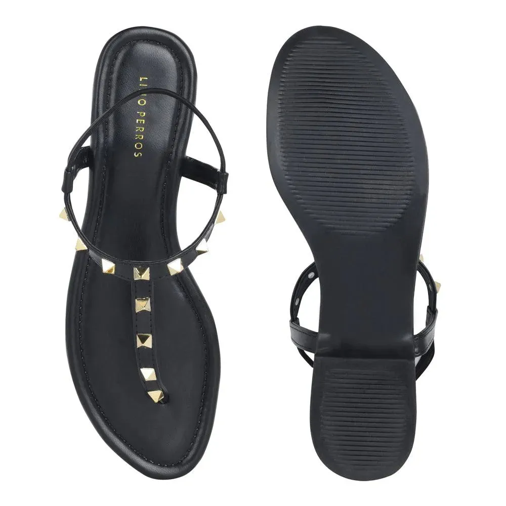 Mary Cultured Rock Studded Flats