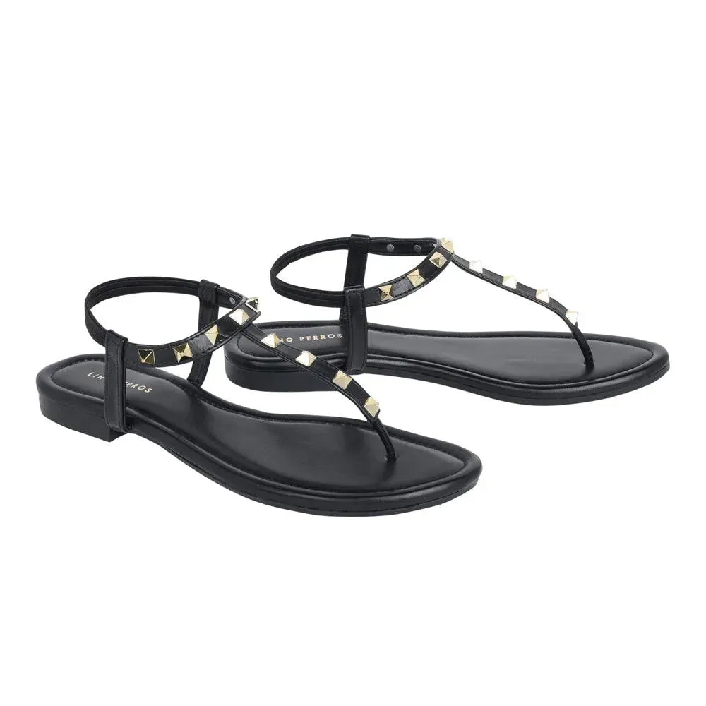 Mary Cultured Rock Studded Flats