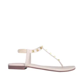 Mary Cultured Rock Studded Flats