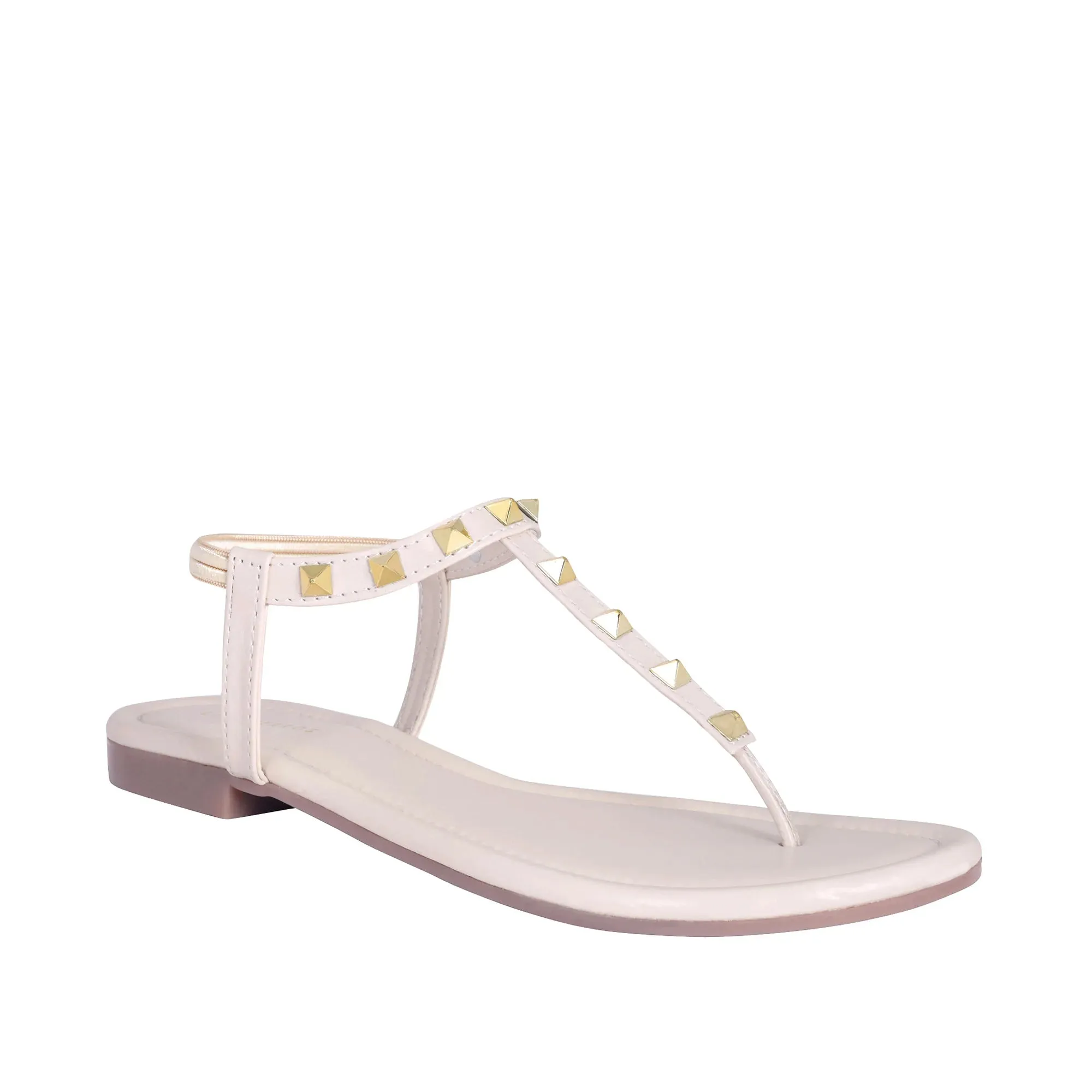 Mary Cultured Rock Studded Flats