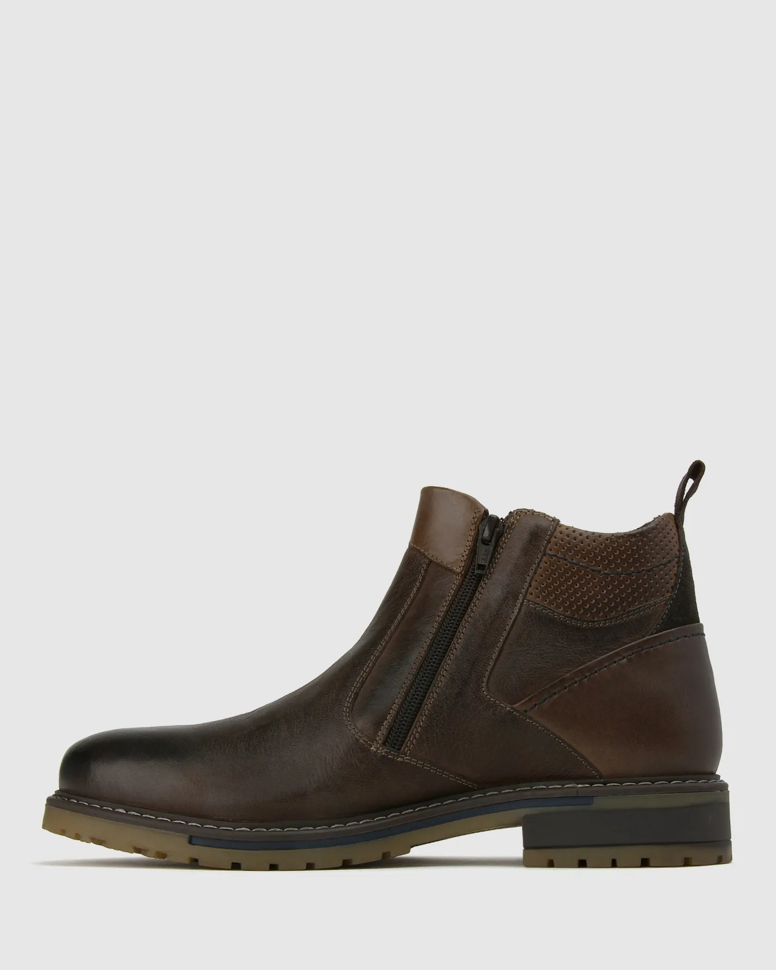 MATER Leather Zip Boots