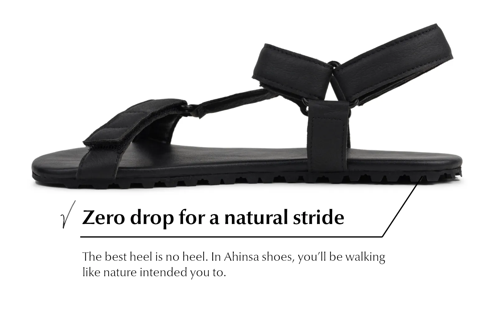 Men's Adventure barefoot trekking sandals
