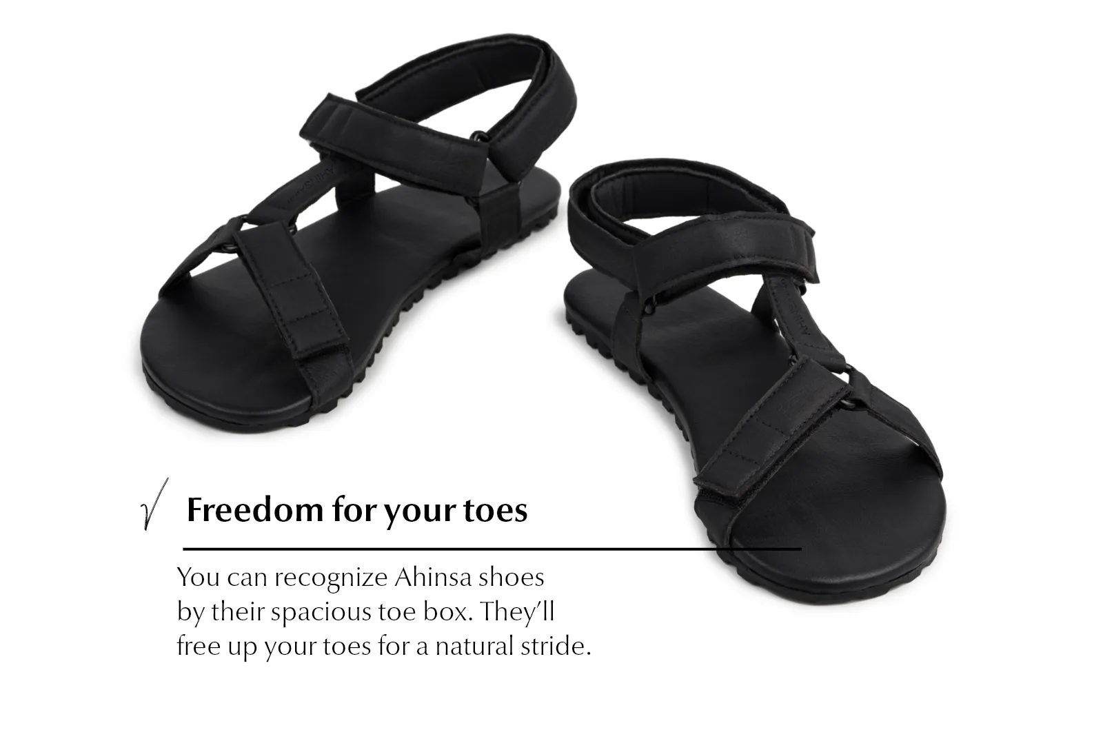 Men's Adventure barefoot trekking sandals