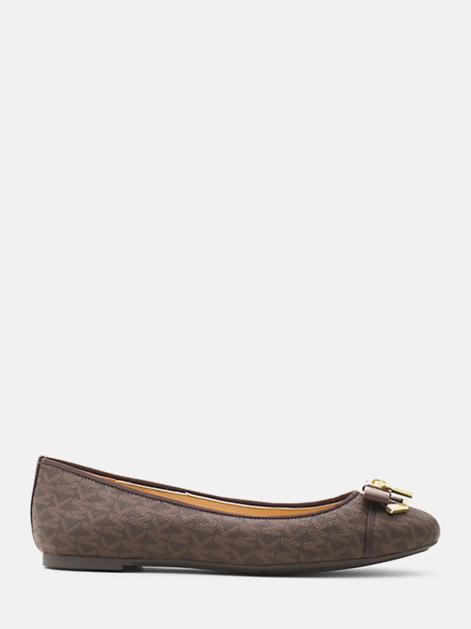 Michael Kors Alice Logo Ballet Flat Pumps - Brown